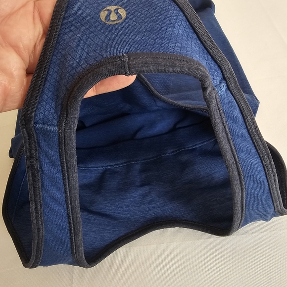 Lululemon Ebb & Flow Racerback Tank Size 6 Poseidon Blue Hydra Blue - Picture 14 of 15